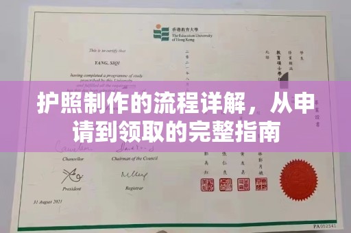 中西护照制作的流程详解，从申请到领取的完整指南